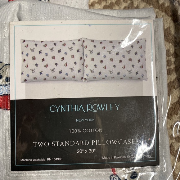 Frenchie French bulldog pillowcases Cynthia rowley 2 standard size - Picture 2 of 6